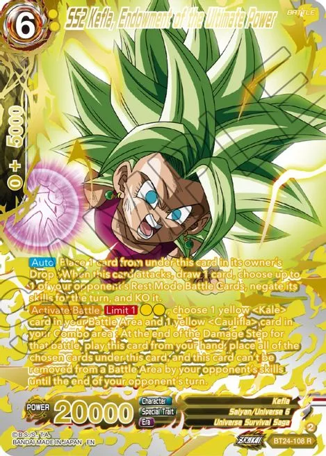 SS2 Kefla, Endowment of the Ultimate Power