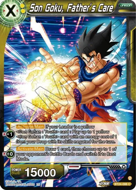Son Goku, Father's Care