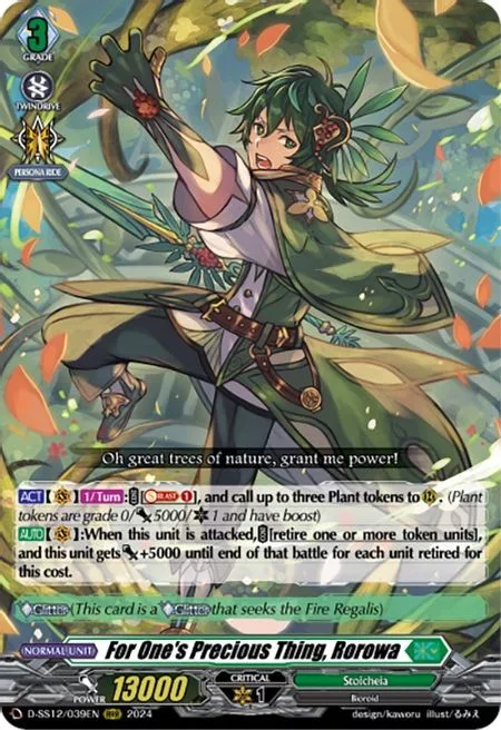 For One's Precious Thing, Rorowa [D Format]