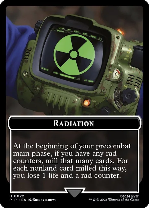 Human Soldier Token (W 1/1) // Radiation