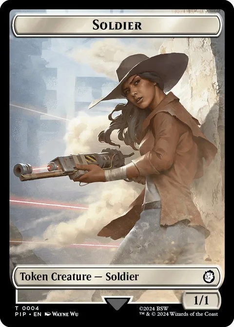 Soldier Token (W 1/1) // Junk Token