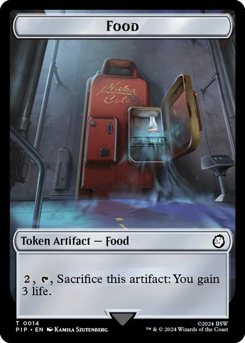 Food Token // Human Soldier Token (W 1/1)