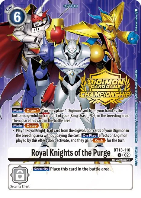 Royal Knights of the Purge (BT13-110)