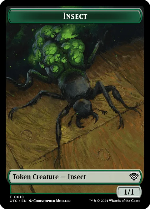 Elemental Token (G 5/3) // Insect Token (G 1/1)