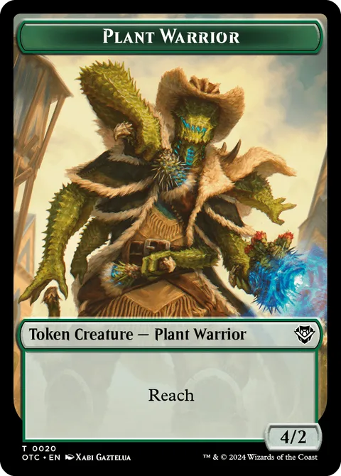 Treasure Token // Plant Warrior Token (G 4/2)