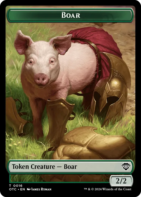 Boar Token (G 2/2) // Manifest Token (C 2/2)