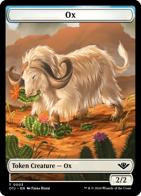 Ox Token (White 2/2)