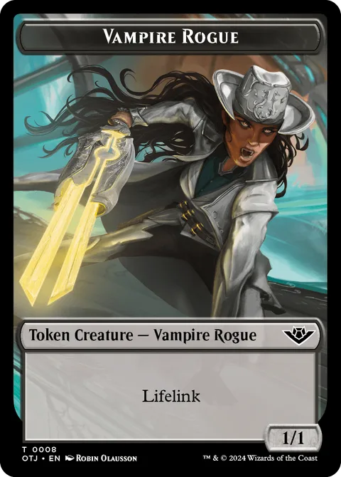 Vampire Rogue Token (Black 1/1)