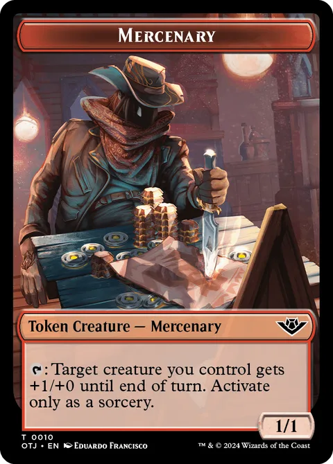 Mercenary Token (Red 1/1)