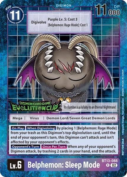 Belphemon: Sleep Mode (BT13-088)