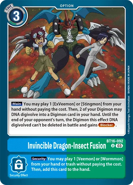 Invincible Dragon-Insect Fusion (BT16-092)