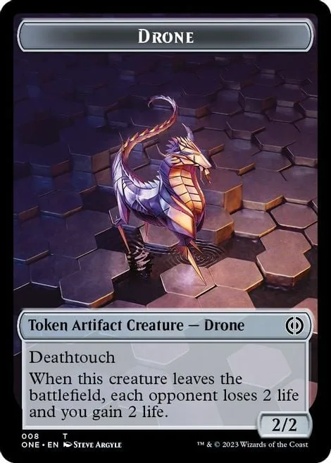 Drone Token (A 2/2) // Phyrexian Goblin Token (R 1/1)