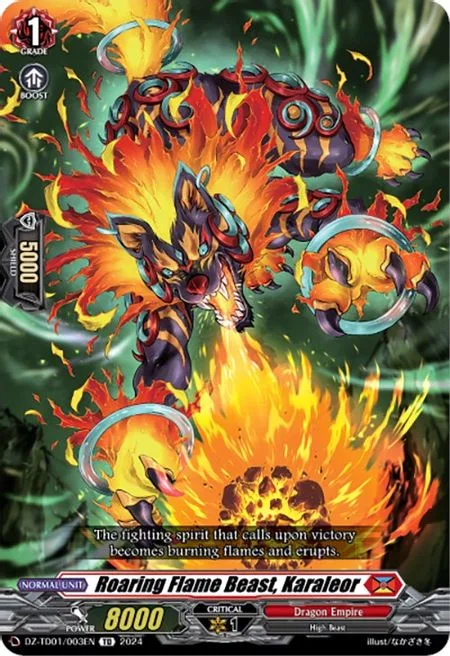 Roaring Flame Beast, Karaleor [D-Format]