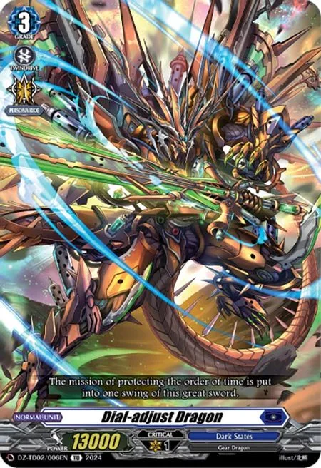 Dial-adjust Dragon [D-Format]