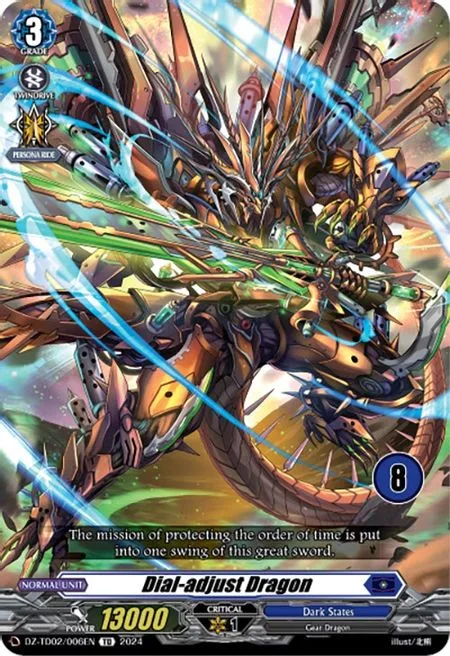 Dial-adjust Dragon [D-Format]