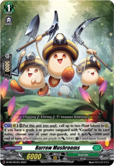 Burrow Mushrooms [D Format]