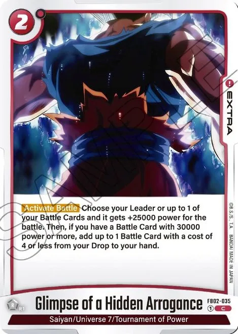 Glimpse of a Hidden Arrogance (FB02-035) [Fusion World]
