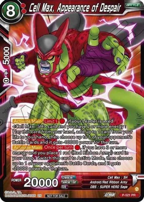 Cell Max, Appearance of Despair