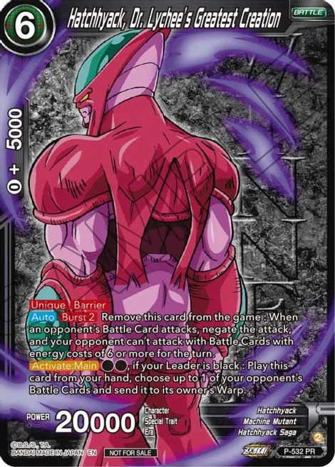 Hatchhyack, Dr. Lychee´s Greatest Creation