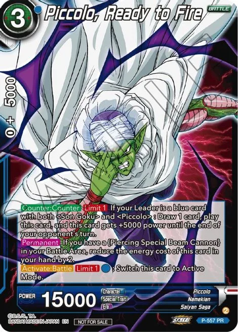 Piccolo, Ready to Fire