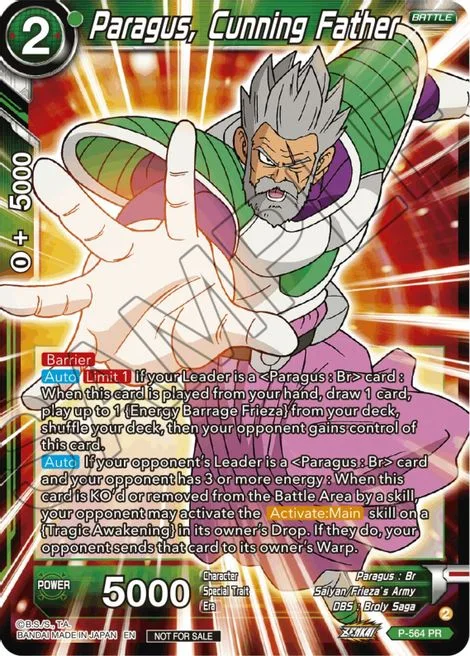 Paragus, Cunning Father