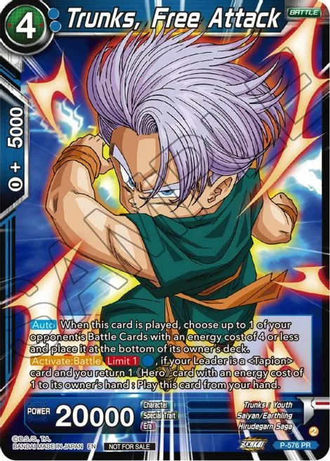 Trunks, Free Attack