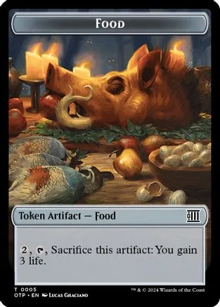 Food Token // Mercenary Token (R 1/1)