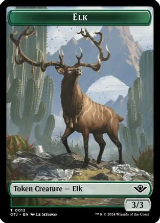 Elk Token (G 3/3) // Plot