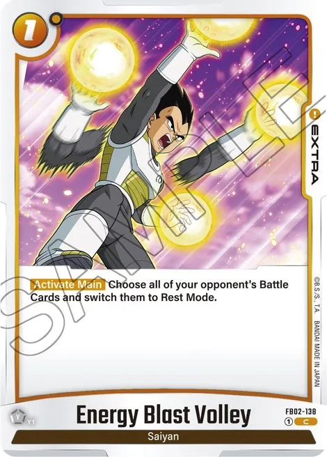 Energy Blast Volley (FB02-138) [Fusion World]
