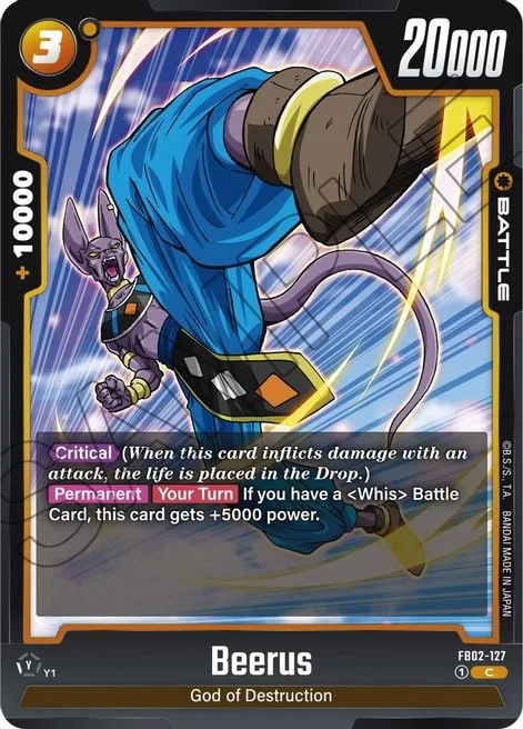 Beerus (FB02-127) [Fusion World]
