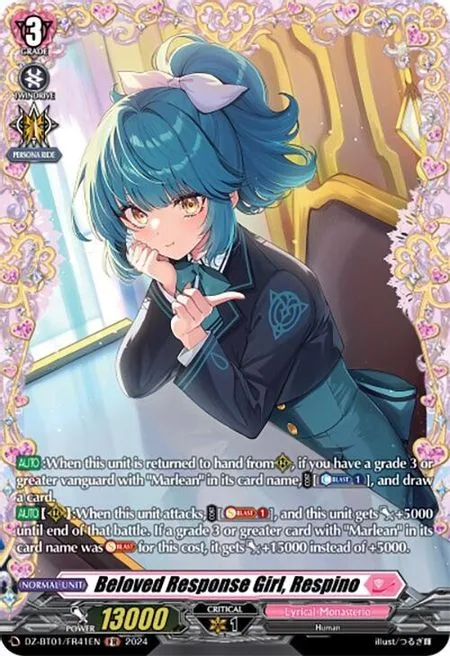Beloved Response Girl, Respino [D-Format]