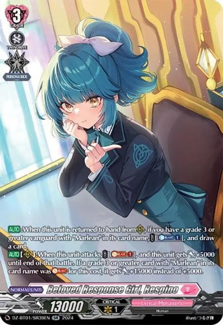 Beloved Response Girl, Respino [D-Format]