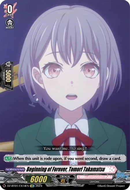 Beginning of Forever, Tomori Takamatsu [D-Format]