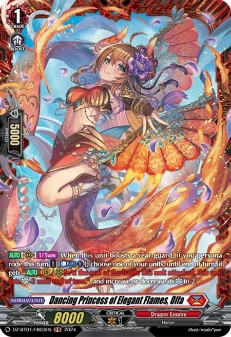 Dancing Princess of Elegant Flames, Olfa [D-Format]