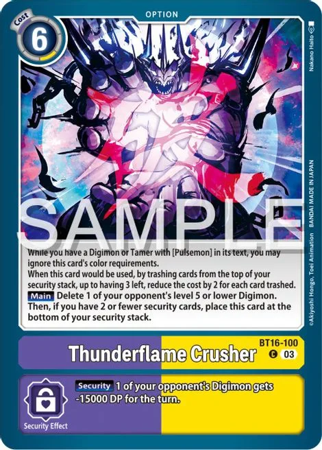 Thunderflame Crusher (BT16-100)