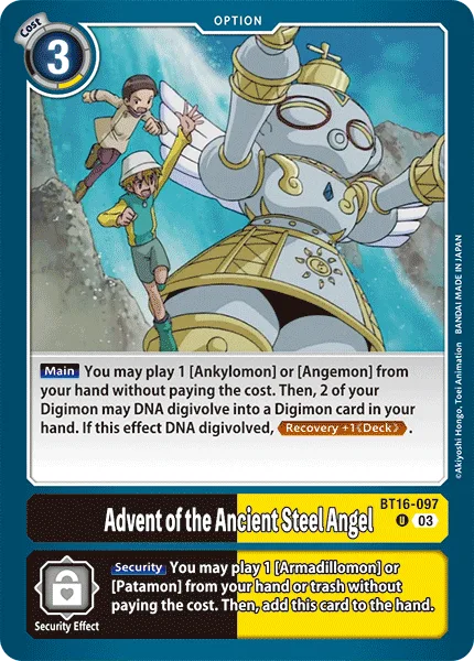 Advent of the Ancient Steel Angel (BT16-097)