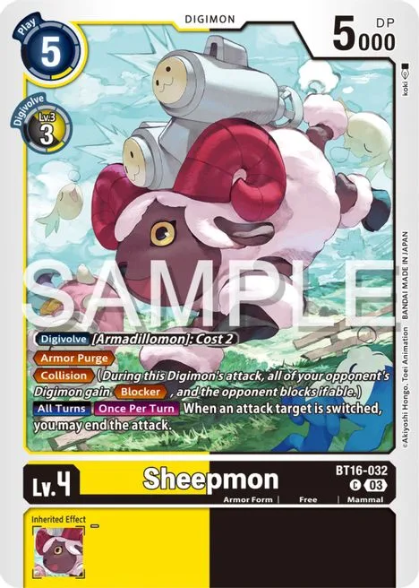 Sheepmon (BT16-032)