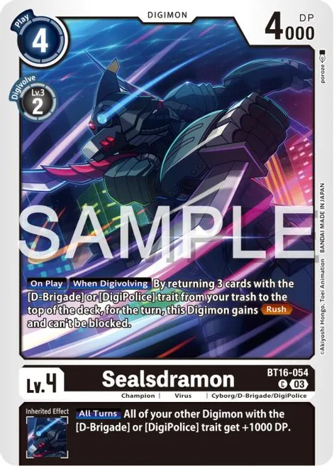 Sealsdramon (BT16-054)