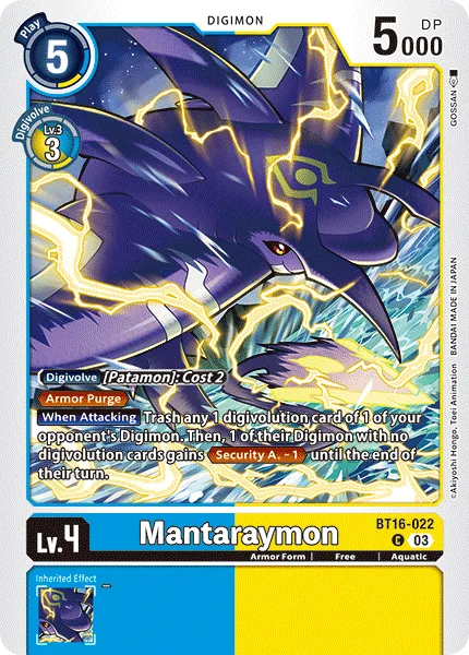 Mantaraymon (BT16-022)