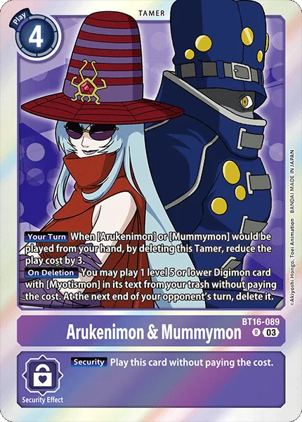 Arukenimon & Mummymon (BT16-089)