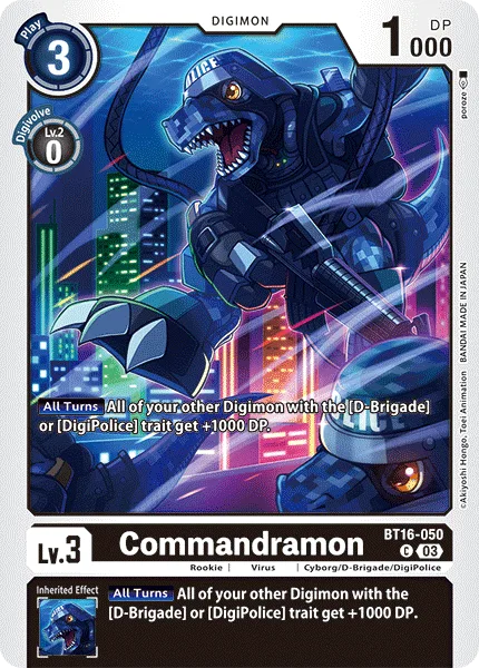 Commandramon (BT16-050)