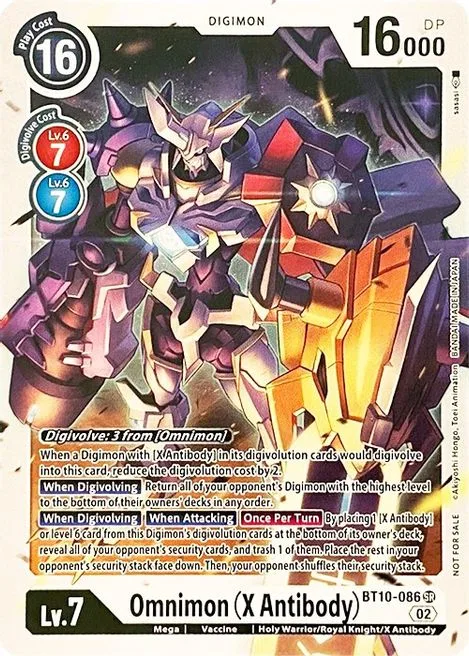 Omnimon (X Antibody) (BT10-086)