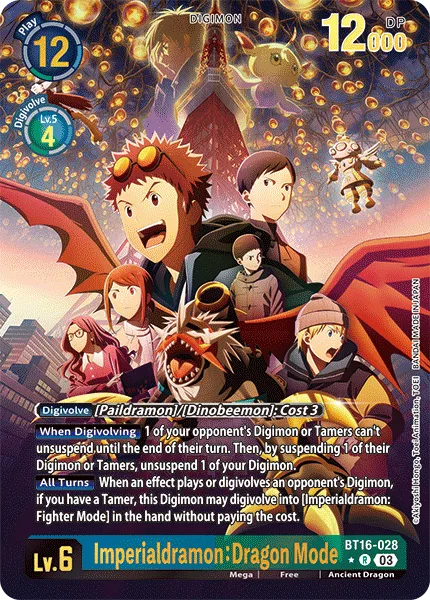 Imperialdramon: Dragon Mode (BT16-028)