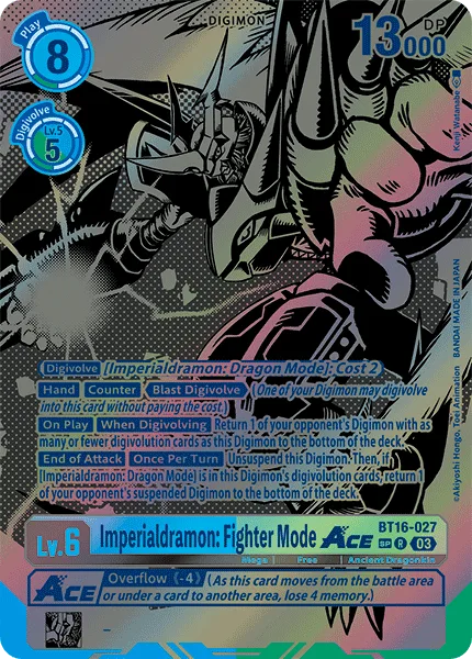 Imperialdramon: Fighter Mode Ace (BT16-027)