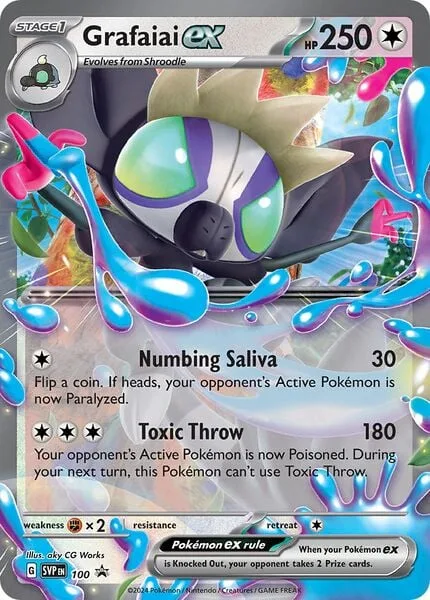 Grafaiai ex [Stun Saliva | Toxic Throw]