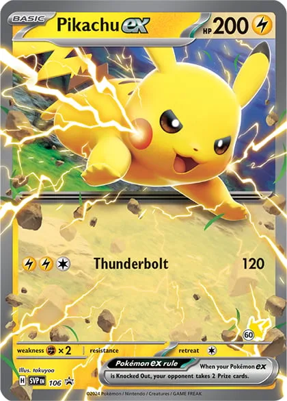 Pikachu ex [Thunderbolt]
