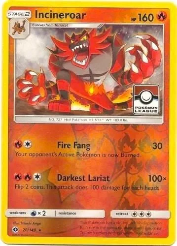 Incineroar [Fire Fang | Darkest Lariat]