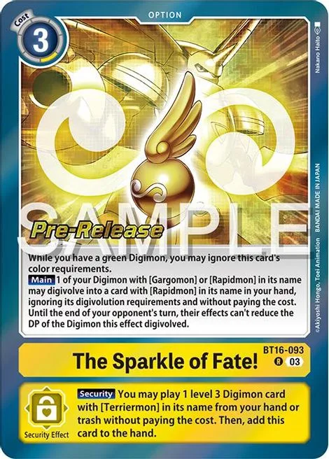 The Sparkle of Fate! (BT16-093)