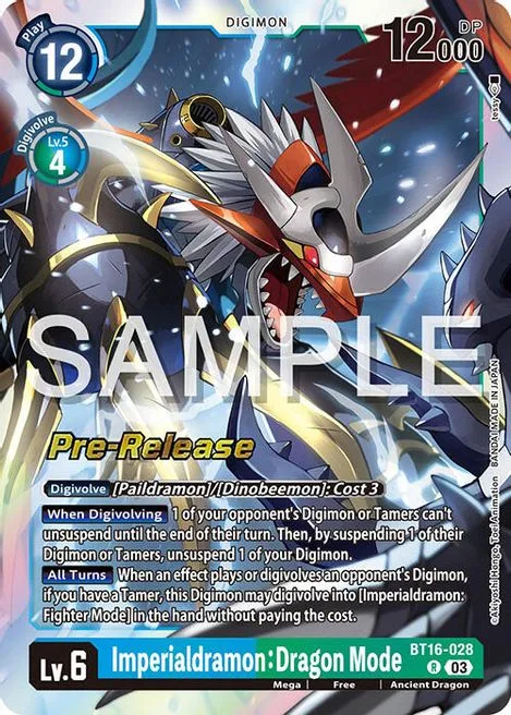 Imperialdramon: Dragon Mode (BT16-028)