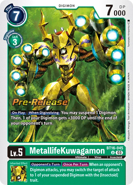 MetallifeKuwagamon (BT16-045)